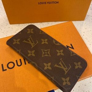 Louis Vuitton iPhone X/XS phone case Pivoine